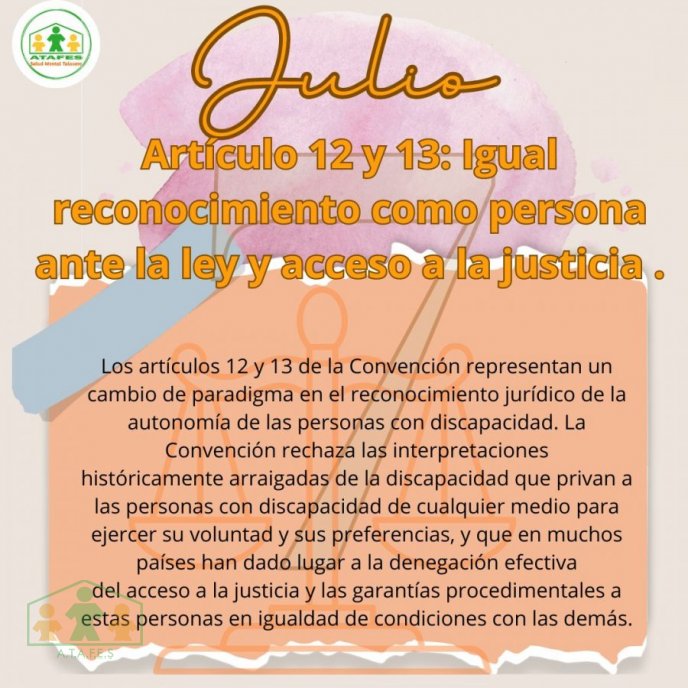 12 meses 12 derechos. JULIO